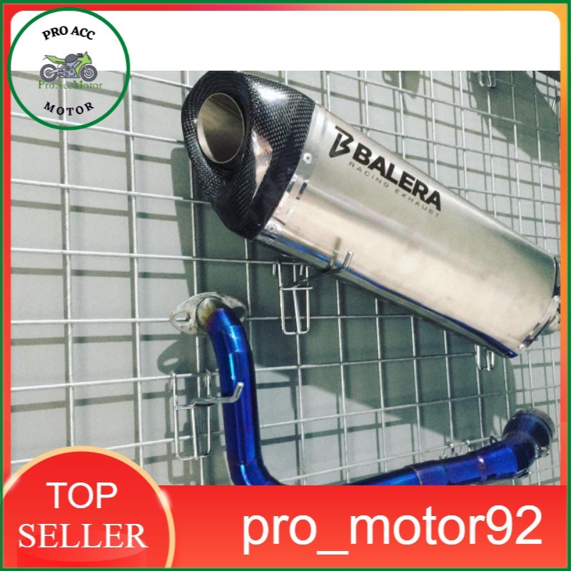 knalpot balera long grass custom laser name new vario150