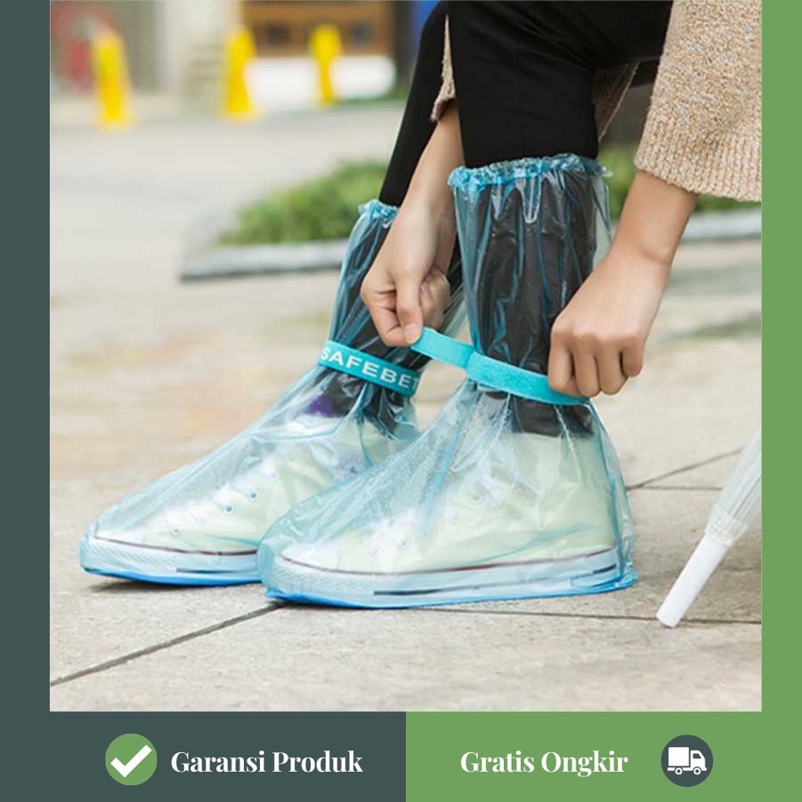 MPro Sarung Pelindung Sepatu Anti Air Hujan Cover Sepatu Dengan Karet Elastis Sarung Sepatu Anti Air MALL Penutup Luka Kaki