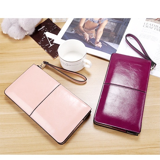 Dompet Panjang Premium  Wanita Import Model Polos / Premium Wallet Jakarta COD - 364