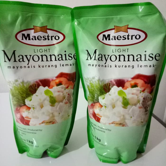 

Mayonaise Maestro Light Rendah Lemak Mayonnaise 1kg