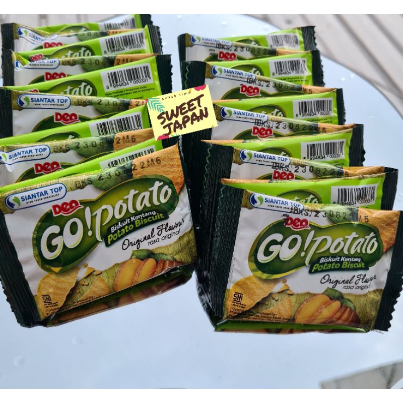 PROMO!!!!!!   GO POTATO RENCENG ISI 20 bungkus .....biskuit kentang enak - makanan sehat - makanan diet - makanan ringan - jajananjadoel - snack.mazter