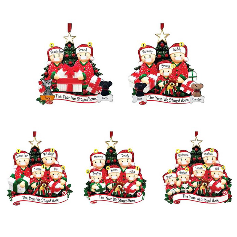 Ornamen Liontin Gantung Bentuk Santa Claus Dengan Masker Untuk Dekorasi Pohon Natal