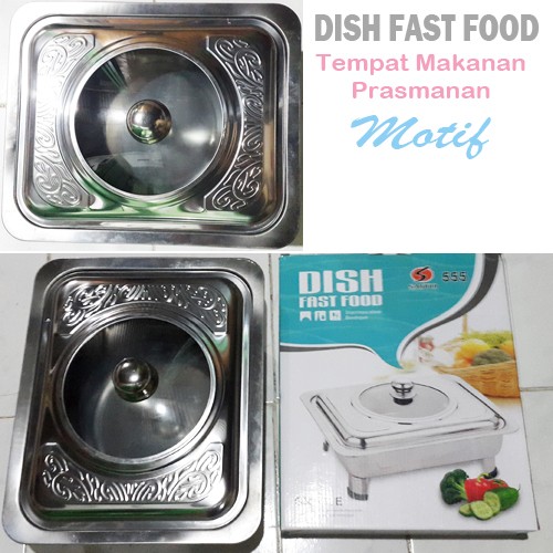 Jual Jual Fast Food Dish Saito 555 / Tempat Prasmanan Stainless Steel ...