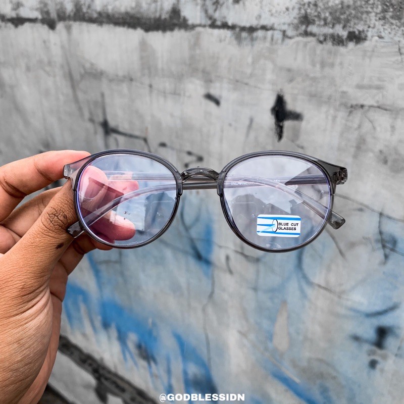 Kacamata Monaco Clear Glasses (Antiradiasi)