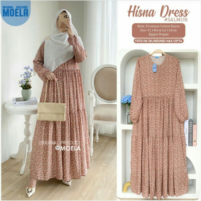 HISNA Maxi Dress Ori by Moela