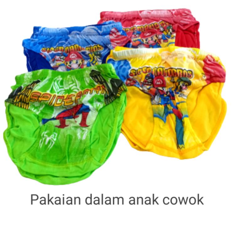 celana dalam anak cowok karakter sempak anak cowok karakter CD anak cowok karakter 1-8 thn