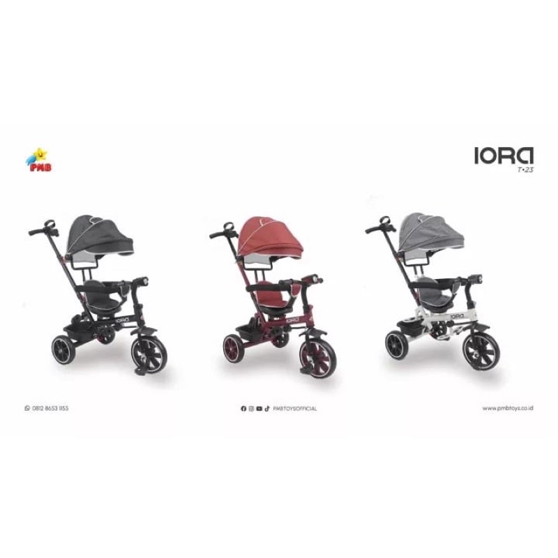 Sepeda Tiga Roda Anak PMB IORA T23 Tricycle T-23