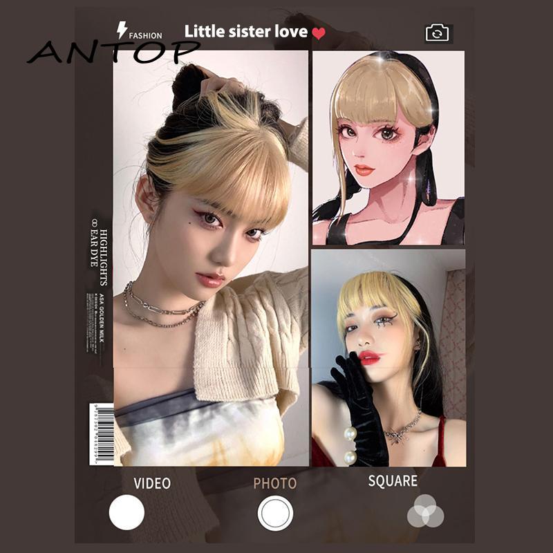 Patch Wig Poni Palsu Bahan Breathable Untuk Wanita