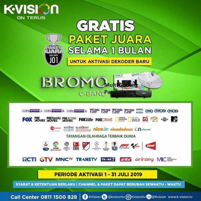 Receiver kvision c 2000 bromo