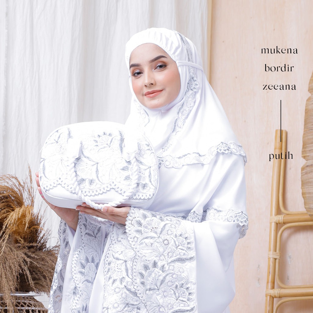 MUKENA BORDIR DEWASA ZEEANA