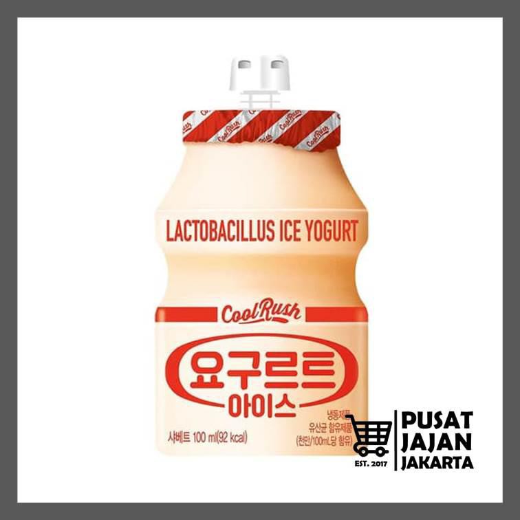 CoolRush Lactobacillus Ice Yoghurt Yakult 100ml Es Krim Yogurt Minuman Snack Import Korea Cool Rush