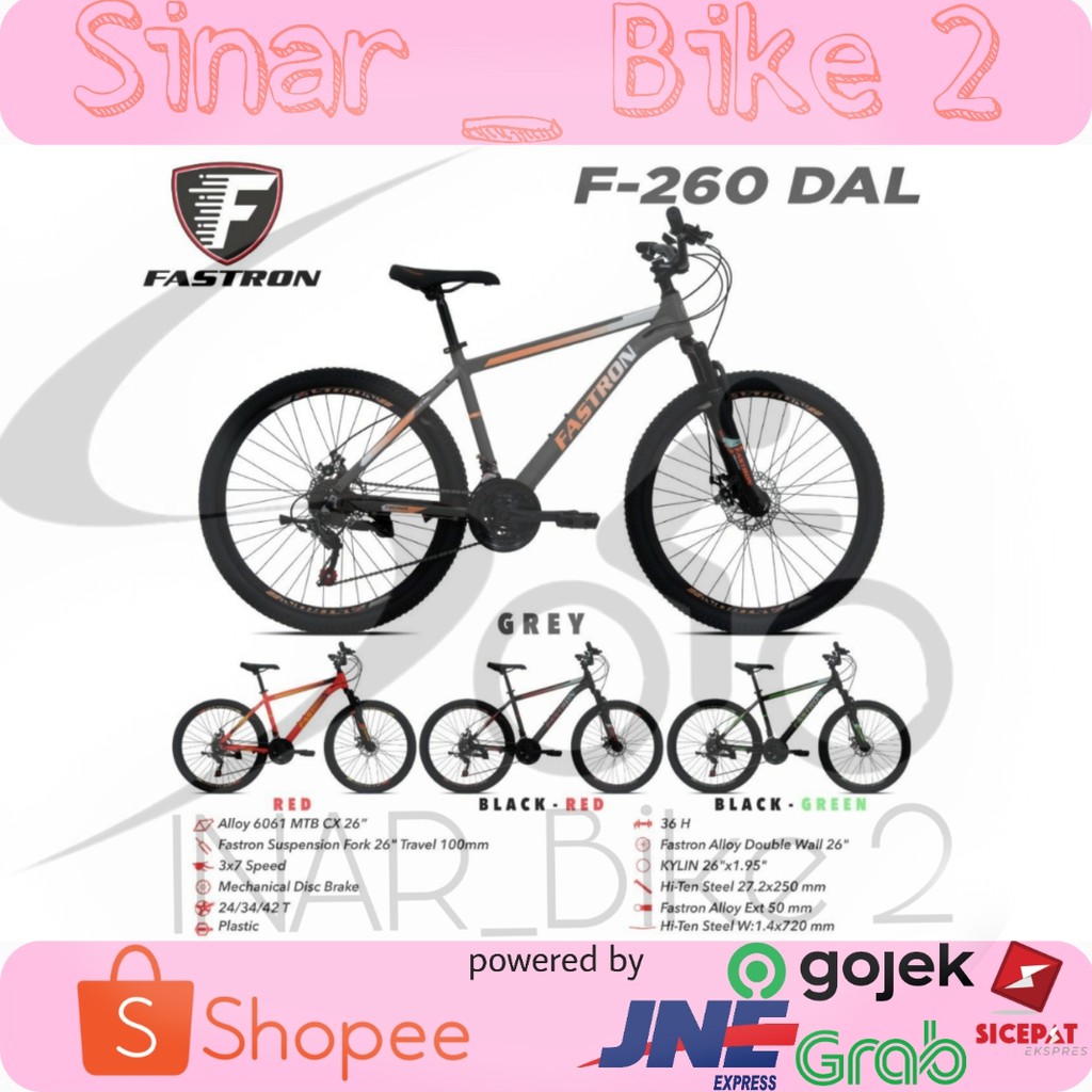 Sepeda Gunung Mtb 26Inch Fastron F-260 Dal