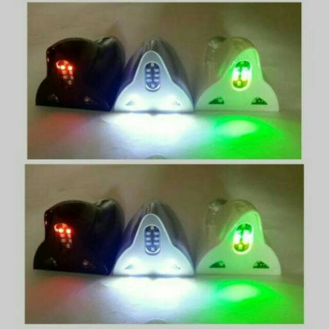 Variasi Antena Mobil Model Sirip Hiu ( Silver ) Dengan LED