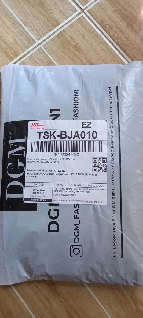 Dgm Fashion   Kemeja Batik Hitam Songket Lengan Panjang   Batik Songket Premium Pria Casual