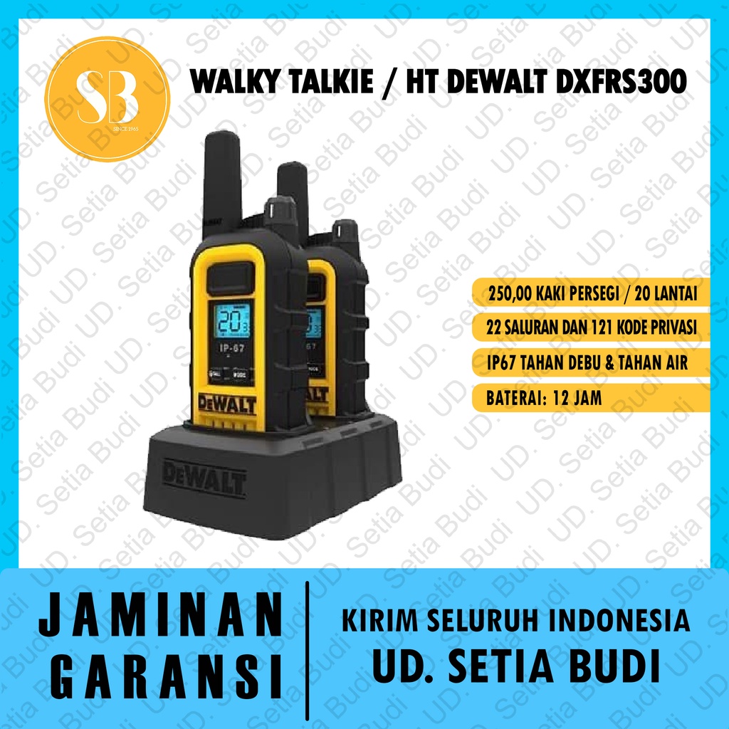 Walkie Talkie / HT DEWALT DXFRS300