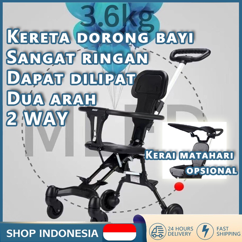 Magic Stroller Baby 2 Way Travel Lightweight Foldable / Kereta Dorong Bayi