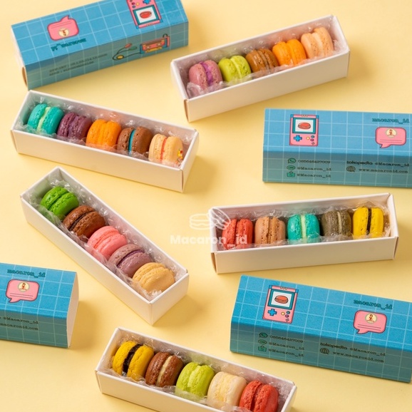 

Macaron Murah Isi Banyak Dapat 5 box Paling Best seller