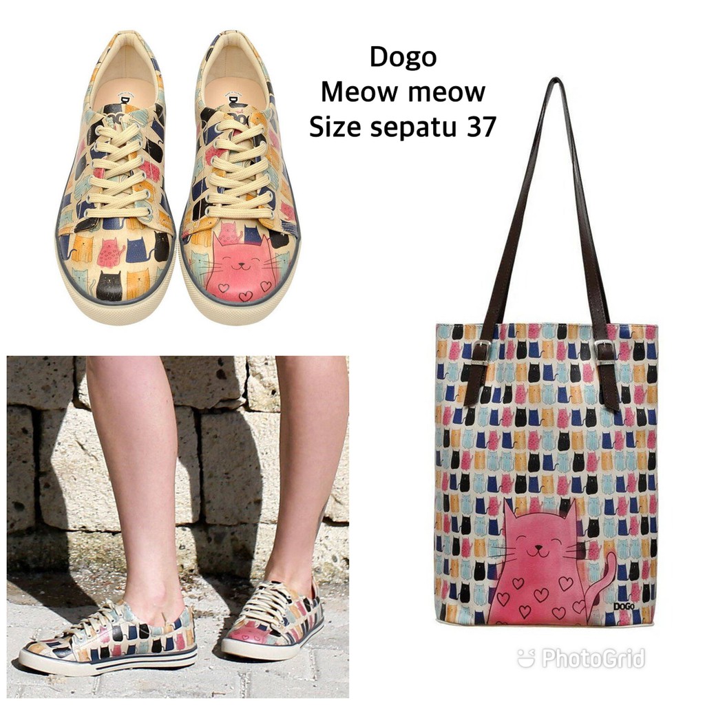 Sepatu Dogo Set Tas Dogo Import Turki Turkey shoes Eropa Impor meow size 37