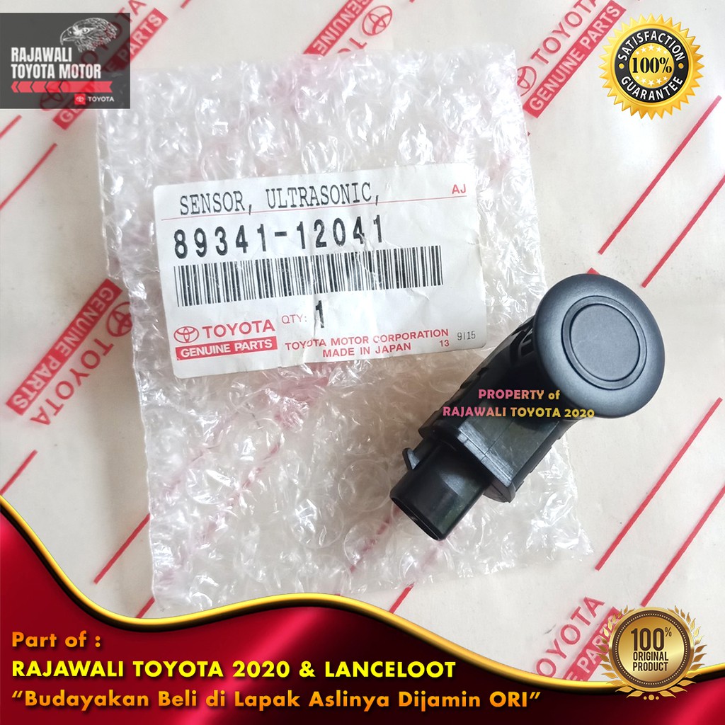 Sensor Parkir Mundur Ultrasonic Camry & Altis 2001-2007 Bemper Belakang Bumper Original Toyota 89341