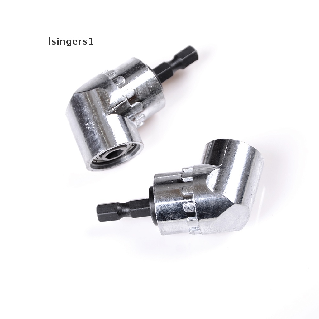 (lsingers1) Soket Adapter Extension Mata Bor Hex 105 Derajat 1 / 4 &quot;