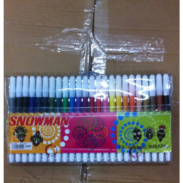 

Hari Ini Spidol Snowman 24 Warna Limited