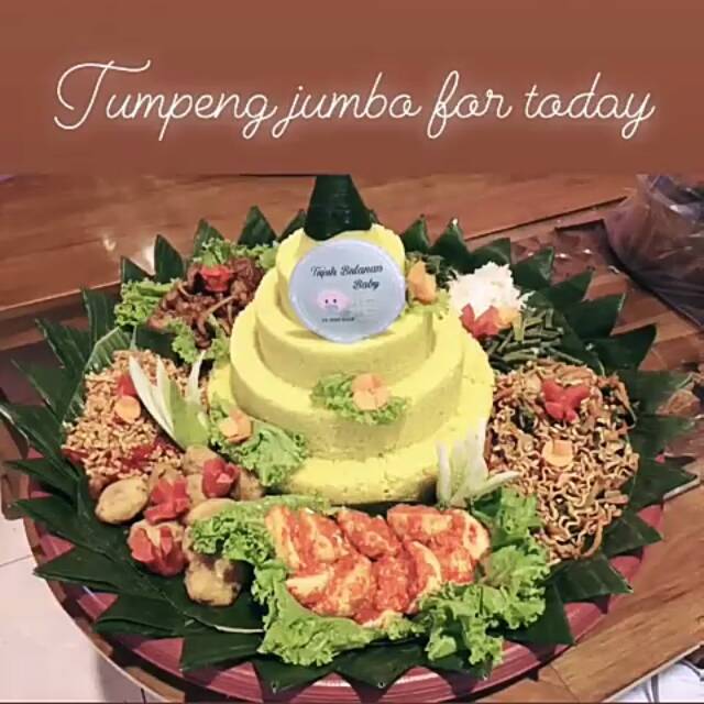 

Tumpeng Tampah size jumbo by Edl's Cake