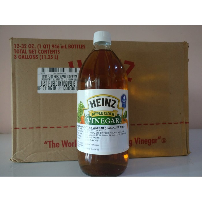 

HOT DEAL HEINZ APPLE CIDER VINEGAR / CUKA APEL 896 ML BEST PRICE !!!!!