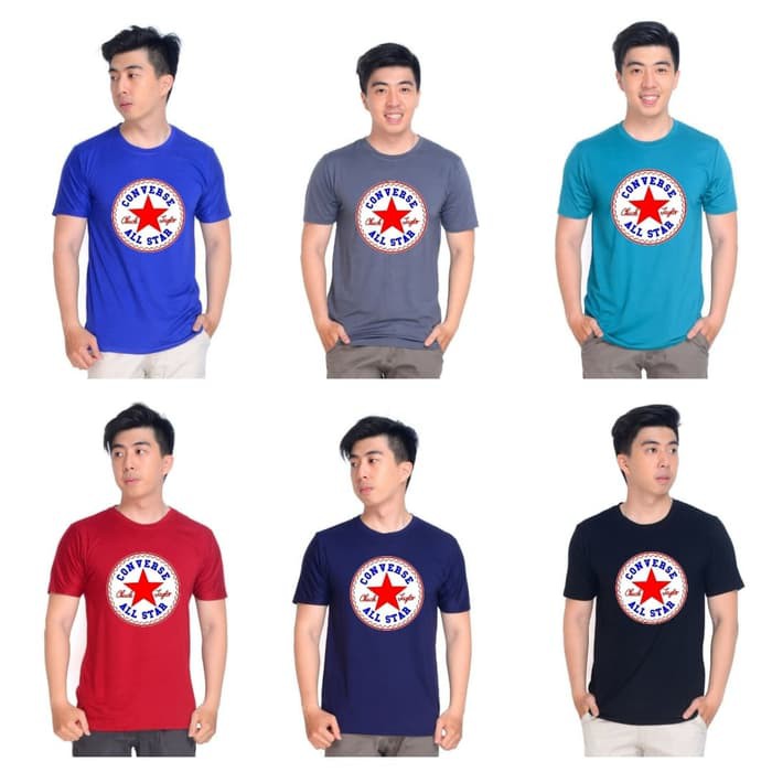 SALE KAOS PRIA O NECK LENGAN PENDEK CONVERSE MasDonaStore