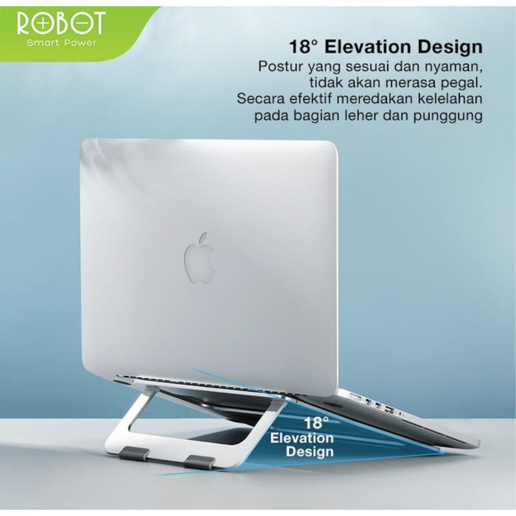 ROBOT RT-LS01 Lightweight &amp; Foldable Laptop Cooling Stand Holder