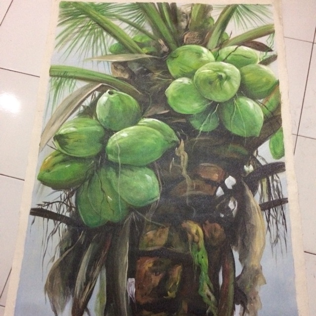 Lukisan Buah Kelapa Shopee Indonesia