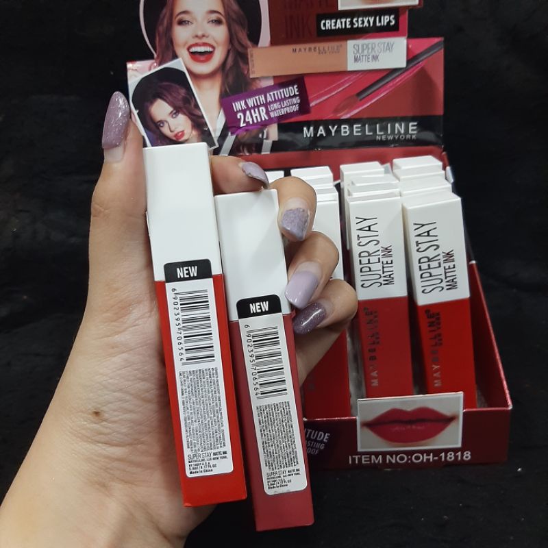 (ECER) LIP GLOSS MATTE SUPER STAY MATTE INK No. OH1818