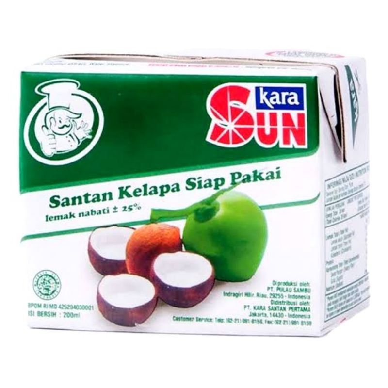 

SUN KARA SANTAN KELAPA 200ML