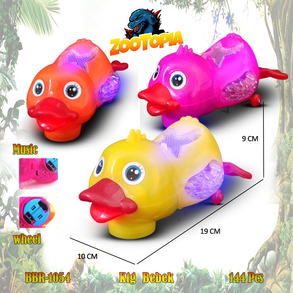 Mainan Bebek Baterai Little Duck Plus Baterai