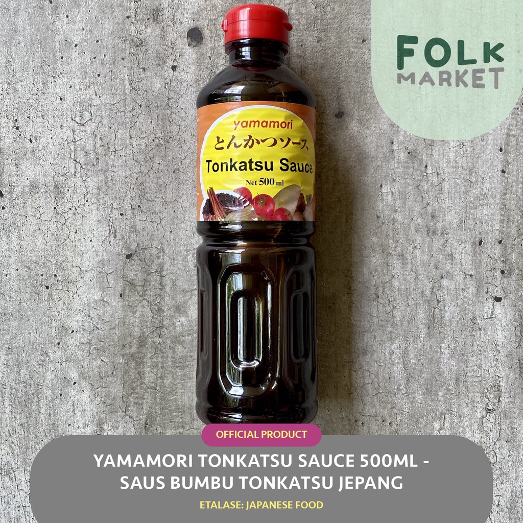 

YAMAMORI Tonkatsu Sauce 500ml - Bumbu Saus Katsu Jepang Import