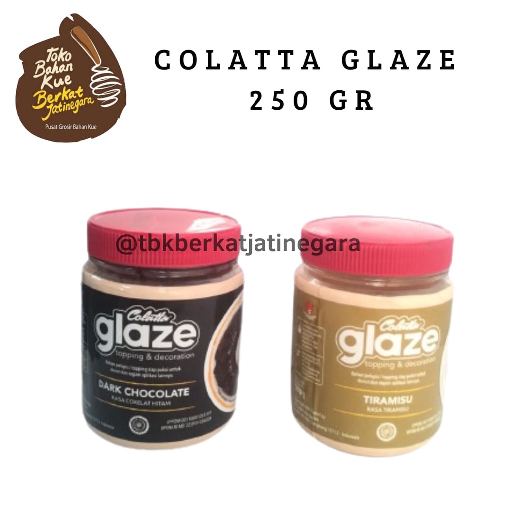 COLATTA GLAZE 250 GR / DOUGHNUT TOPPING DONAT DONUT PISANG NUGGET