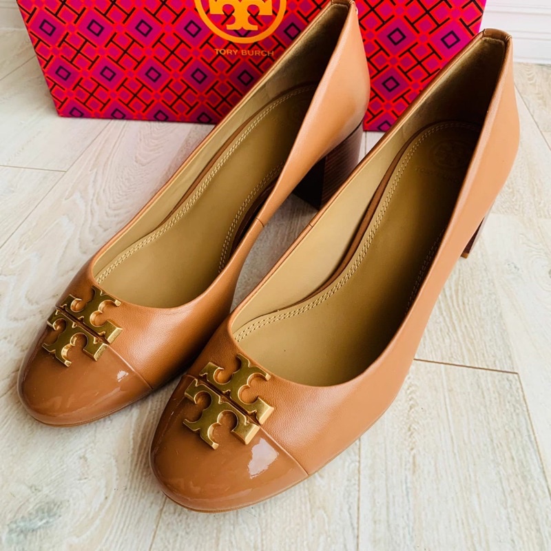 sepatu TB everly pump tan New with box