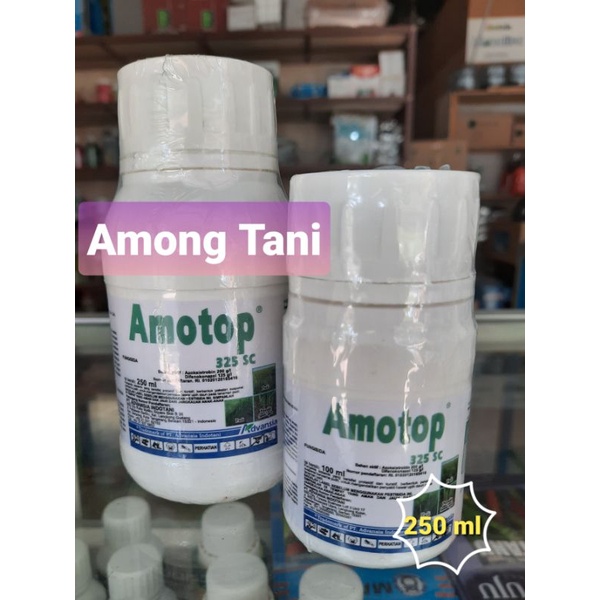 Fungisida Sistemik Amotop 325 SC 250 ml /pencegah patek cabai/obat patek cabe/pencegah bercak daun/o