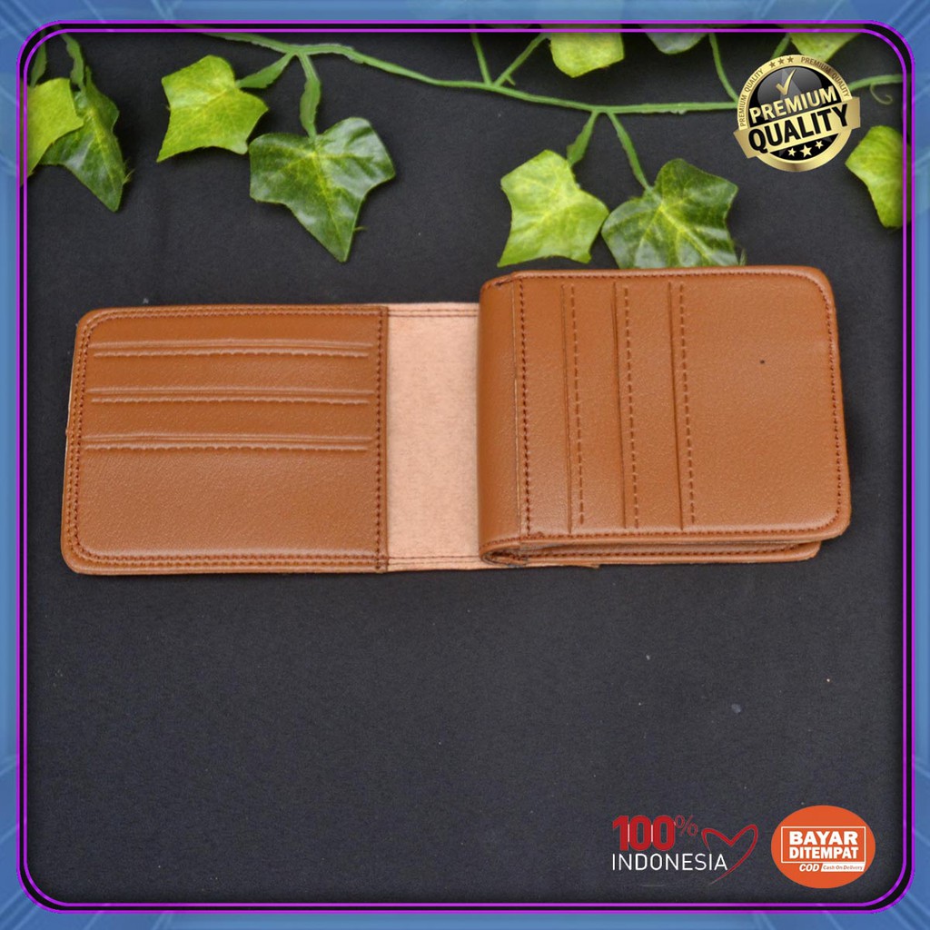 PROMO BIG SALE! Dompet cowok Dompet pendek Kulit Sintetis bayar di tempat