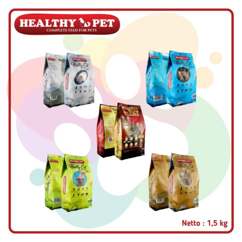 Healthy Pet Healthy Cat 1,5kg /Kitten Persian / Kitten Chicken / Adult Chicken / Premium Cat Food