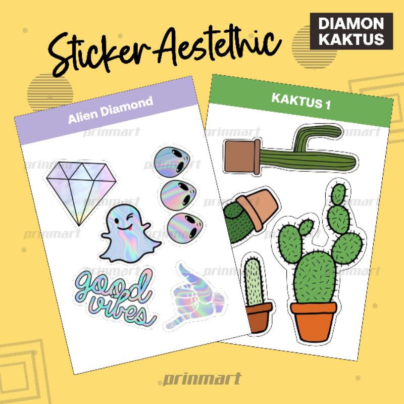 

Sticker Aesthetic Sticker Custom Sticker Hp Laptop Sticker Kaktus Diamond Sticker Estetik Vaporwave