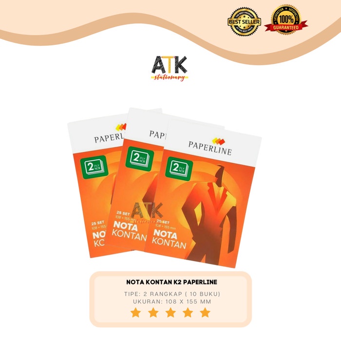 

CODE112 Buku Nota Kontan K2 Kecil 2 Rangkap Paperline atk