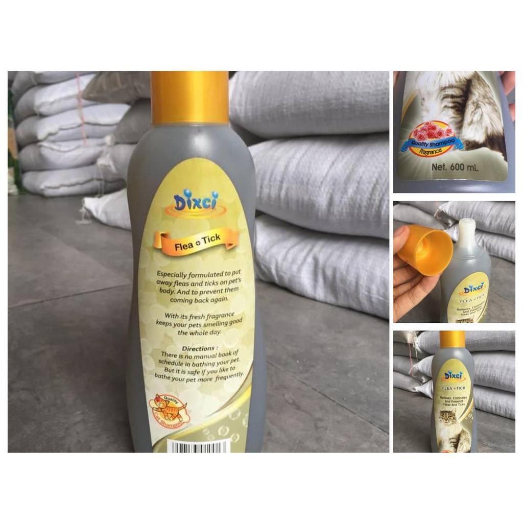 Shampoo Kucing Dixci Flea Tick Shampoo 600ml Shopee Indonesia