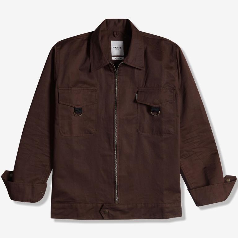 HIGHTY Dark Brown Blouson Jacket