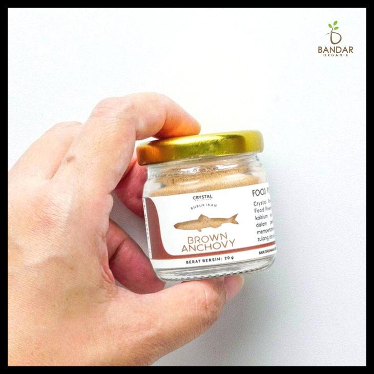

[READY STOCK] CRYSTAL OF THE SEA - BROWN ANCHOVY POWDER 20GR /BUBUK IKAN TERI JENGKI