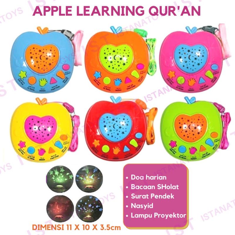 Mainan anak apple learning qur'an / mainan edukasi apple