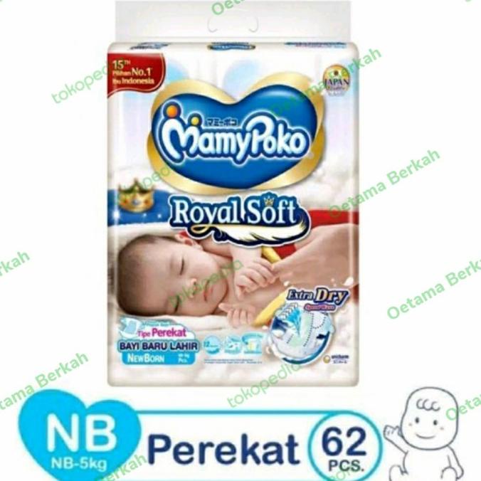 Mamypoko Extra Soft / Royal Soft Perekat Newborn