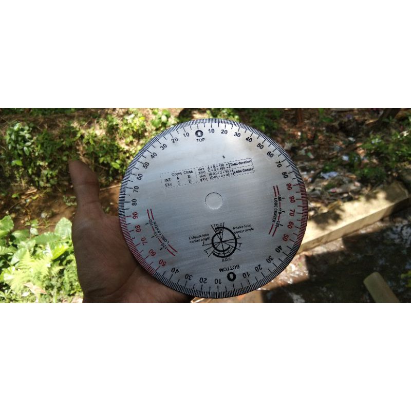 Busur derajat 360 stainless derajat tanpa dial [TERLARIS]