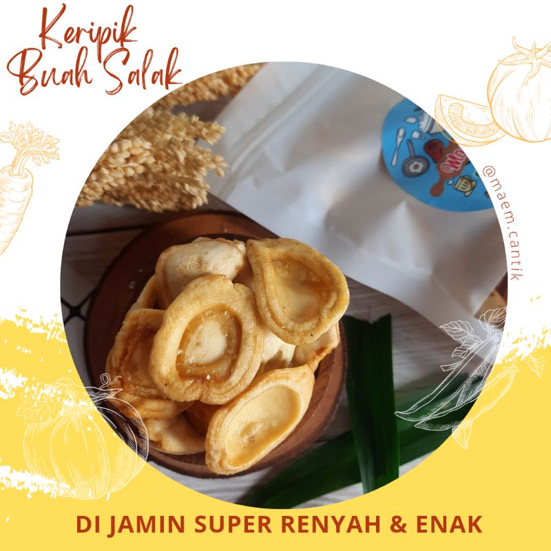 

Keripik Buah Salak Asli 100% Buah Salak