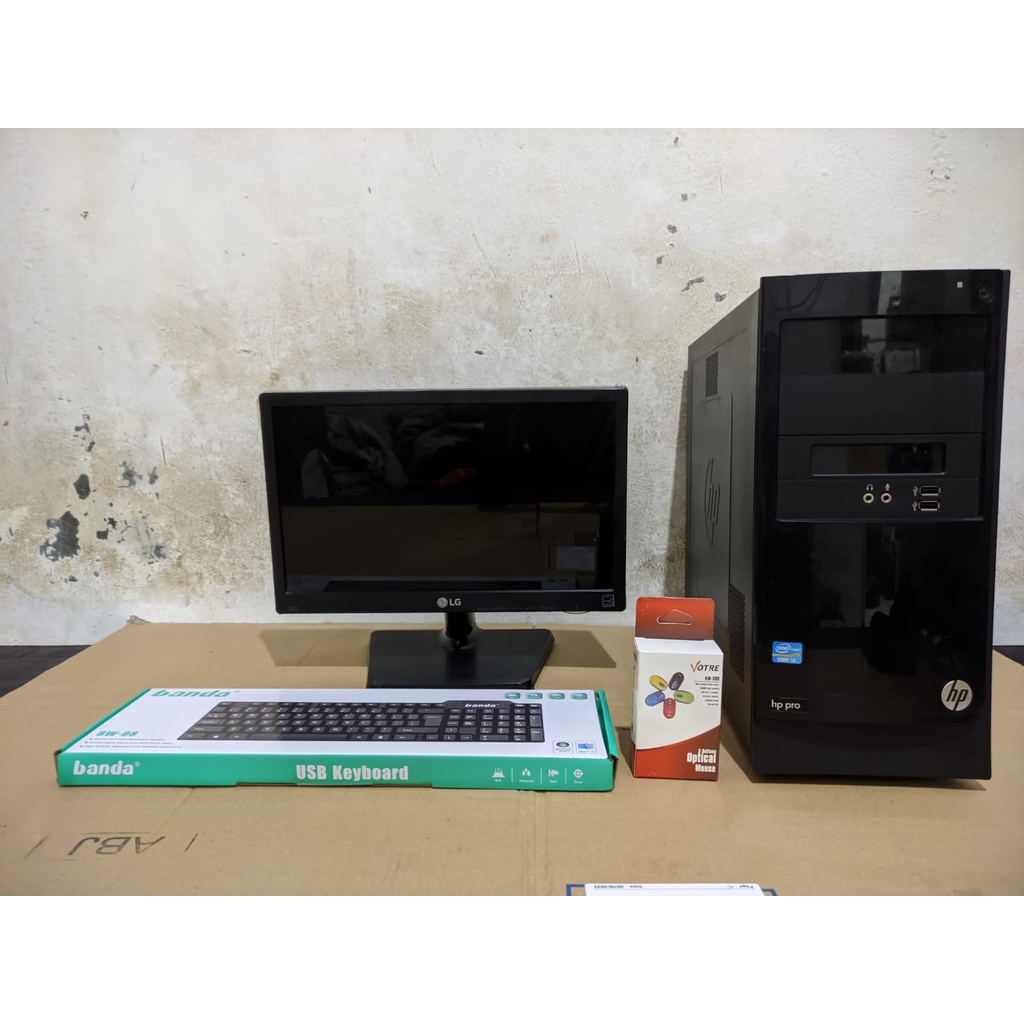 KOMPUTER BUILTUP FULLSET PC+LCD+KEYBOARD+MOUSE CORE i3/i5/i7 RAM 4GB HDD &amp; SSD