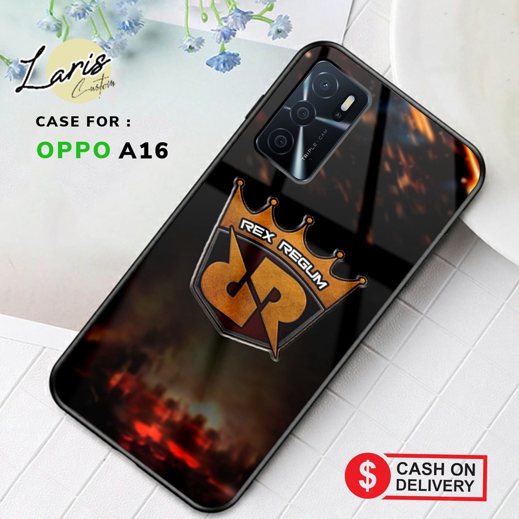 Laris Custom Case Hardcase OPPO A16 Case RRQ GLOSSY 2D Case